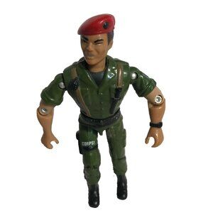 Vintage The Corps Lanard Action Figure Hammer 3.75" 1986 Red Beret
